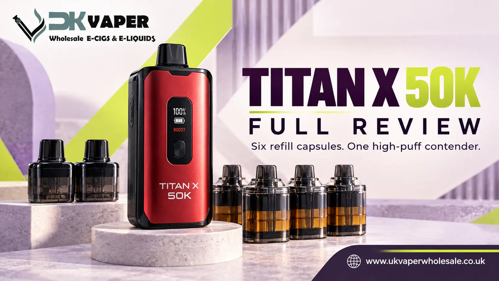 Titan X 50K: Full Review of the High-Puff Contender
