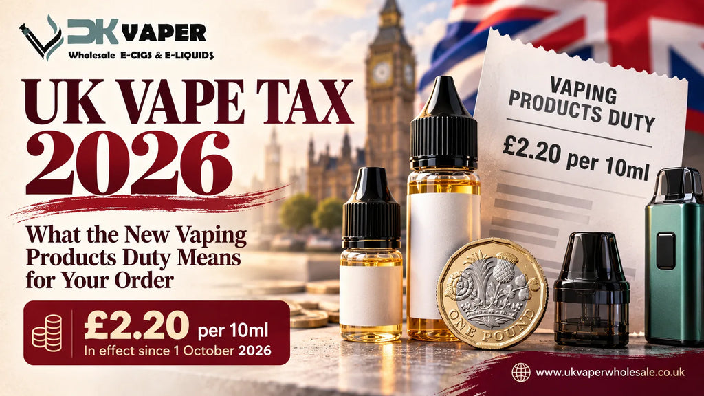 UK Vape Tax 2026: What the New Vaping Products Duty Means for Your Order