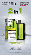 Fusion 15k Puffs 2 in 1 Disposable VapeBox of 10