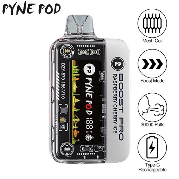 Pyne Pod Boost Pro 20000 Puffs Disposable Vape | Box of 5 Pyne Pod Boost Pro 20000 Puffs Disposable Vape | Box of 5