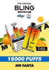 The Crystal Bling Ultra 18000 Puffs - Flavour