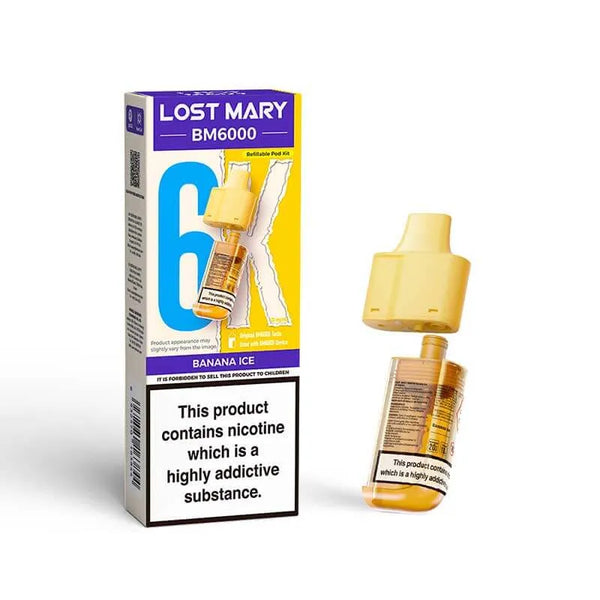 Lost Mary BM6000 Prefilled Replacement Vape Pods - Box of 5