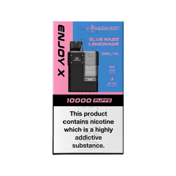 Aladdin Pro Enjoy X 10000 Prefilled Replacement Pods - Box of 5