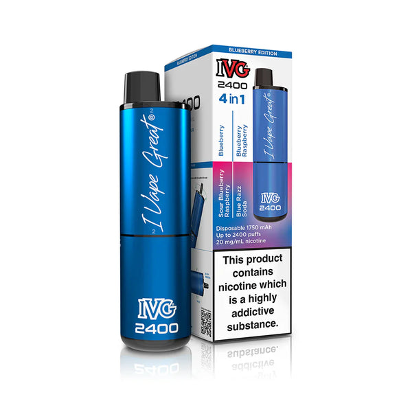 IVG 2400 Reloaded Prefilled Pod Vape Kit - Box of 5