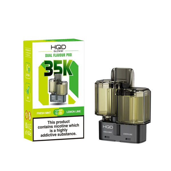 HQD Glow Air 35K Prefilled Replacement Pods - Box of 5