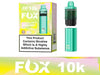 JNR Fox 10K Puffs Prefilled Pod Vape Kit - Box Of 5