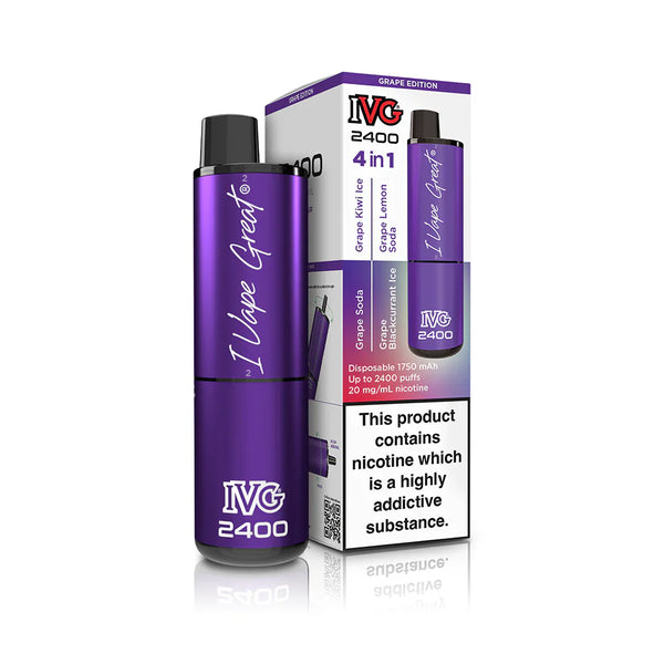 IVG 2400 Reloaded Prefilled Pod Vape Kit - Box of 5