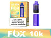 JNR Fox 10K Puffs Prefilled Pod Vape Kit - Box Of 5