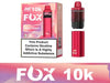 JNR Fox 10K Puffs Prefilled Pod Vape Kit - Box Of 5
