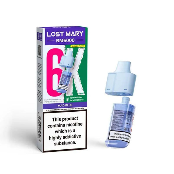 Lost Mary BM6000 Prefilled Replacement Vape Pods - Box of 5
