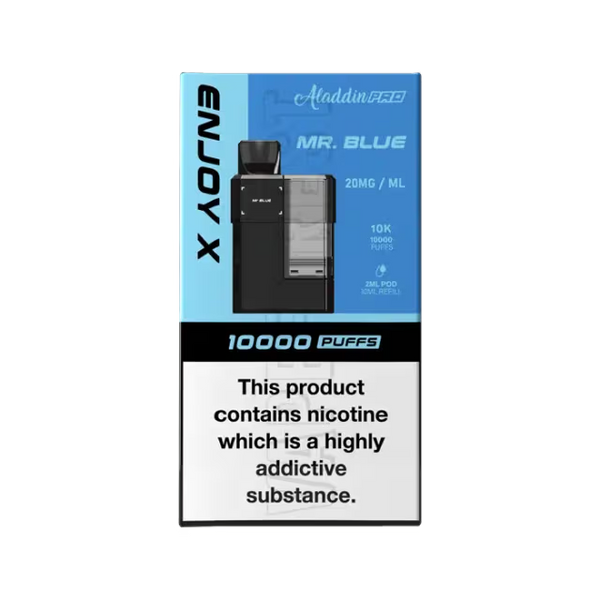 Aladdin Pro Enjoy X 10000 Prefilled Replacement Pods - Box of 5