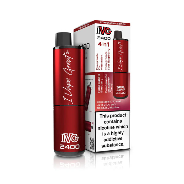 IVG 2400 Reloaded Prefilled Pod Vape Kit - Box of 5