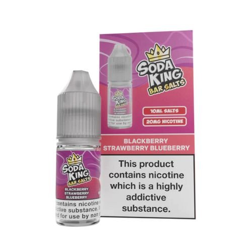 Soda King Bar Nic Salt 10ml 10mg/20mg - Pack of 10 Soda King Bar Nic Salt 10ml 10mg/20mg - Pack of 10