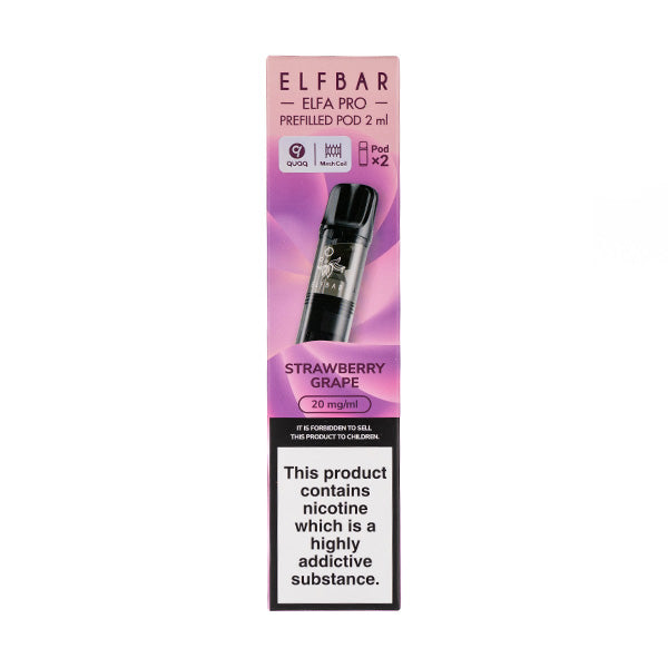 Elf Bar Elfa Pro Prefilled Replacement Pods - Box of 10 Elf Bar Elfa Pro Prefilled Replacement Pods - Box of 10