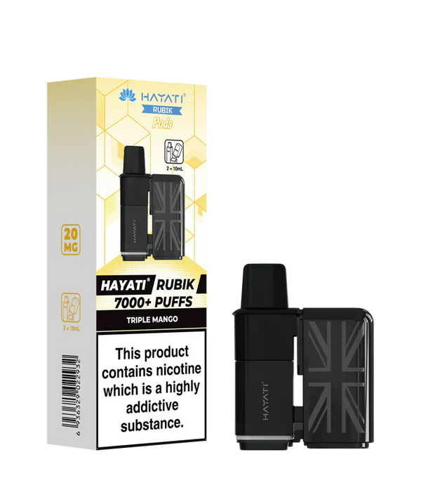 hayati rubik 7000 puffs box of 5 Hayati Rubik 7000 Puffs Lemon Cola Ice main image 0