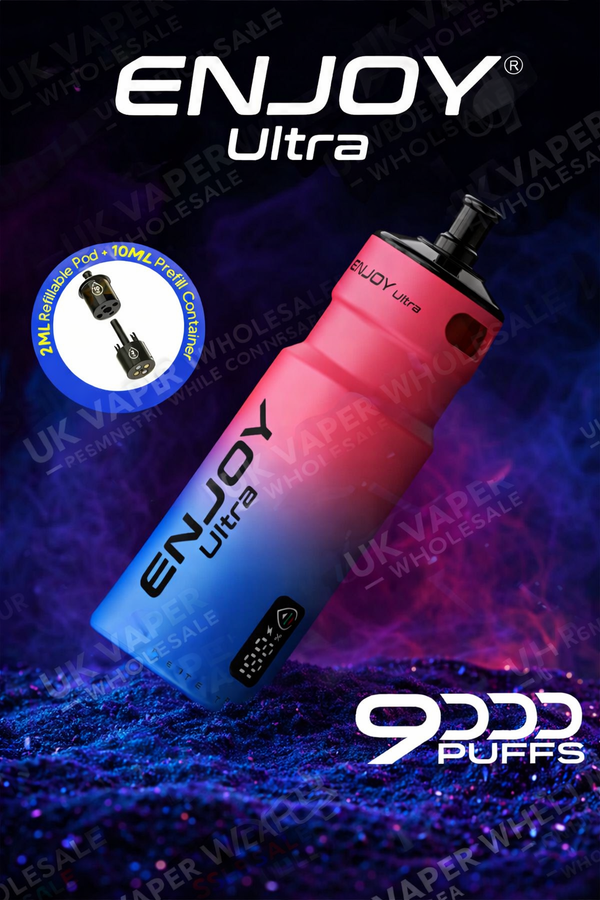 Enjoy Ultra 9000 Puffs Prefilled Vape Pod Kit - Box of 10