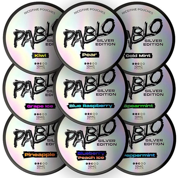 Pablo Silver Edition Nicotine Pouches Pack of 5