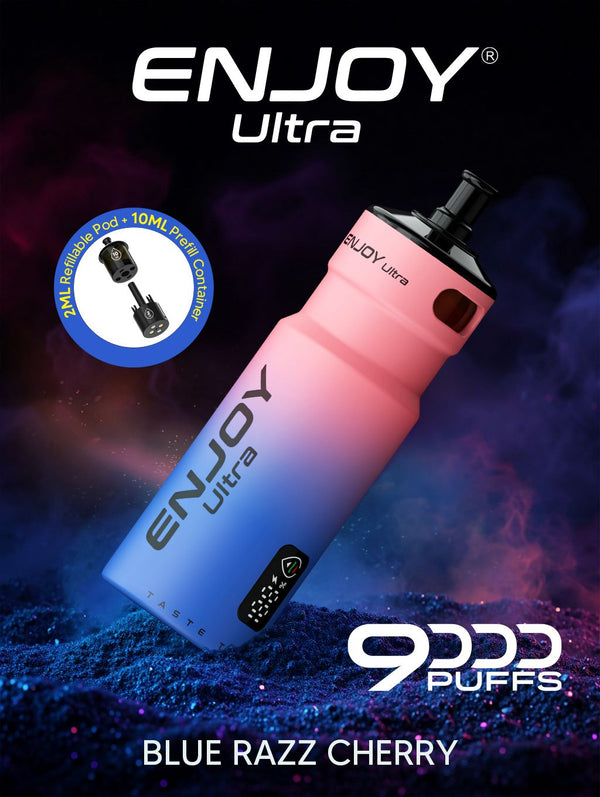 Enjoy Ultra 9000 Puffs Refilled Vape Kit - Box of 5