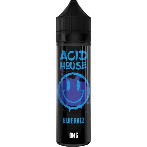 Acid House 50ml Shortfill E-Liquid Vape Juice Available In Blue Razz Flavour 