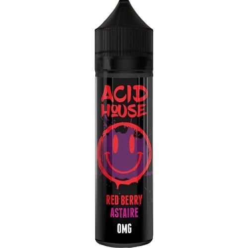 Acid House 50ml Shortfill E-Liquid Vape Juice Available In Red BErry Astaire Flavour 