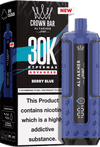 Al Fakhar prefilled pod kit pack of 5 displaying product details & flavour berry blue