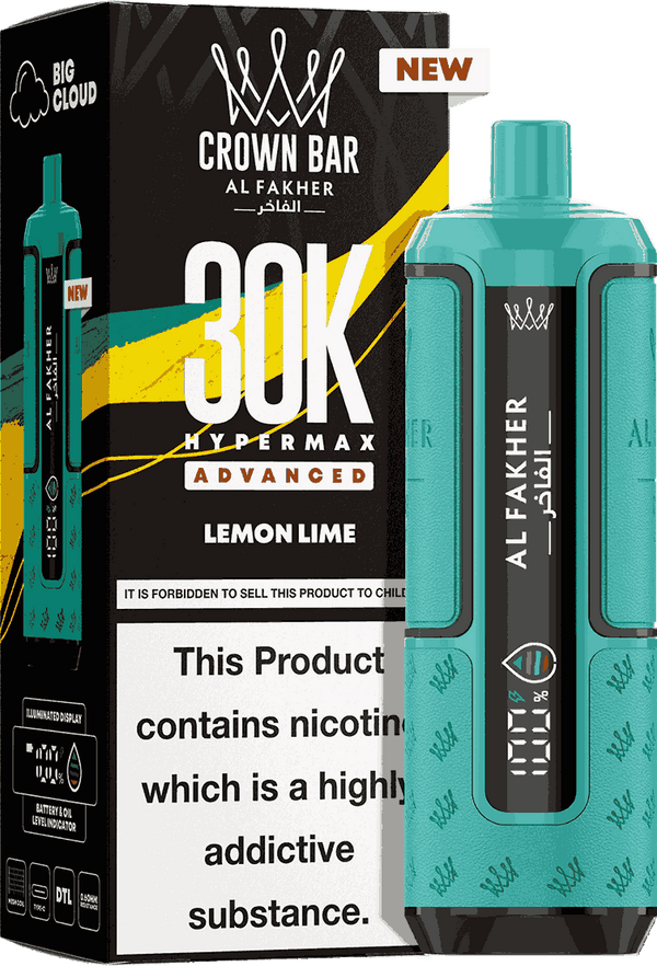 Al Fakhar prefilled pod kit pack of 5 displaying product details & flavour lemon lime
