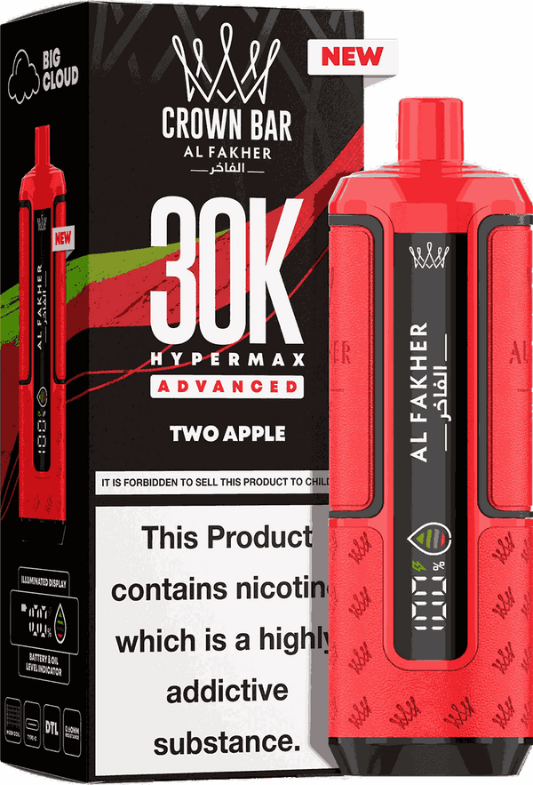 Al Fakhar prefilled pod kit pack of 5 displaying product details & flavour two apple