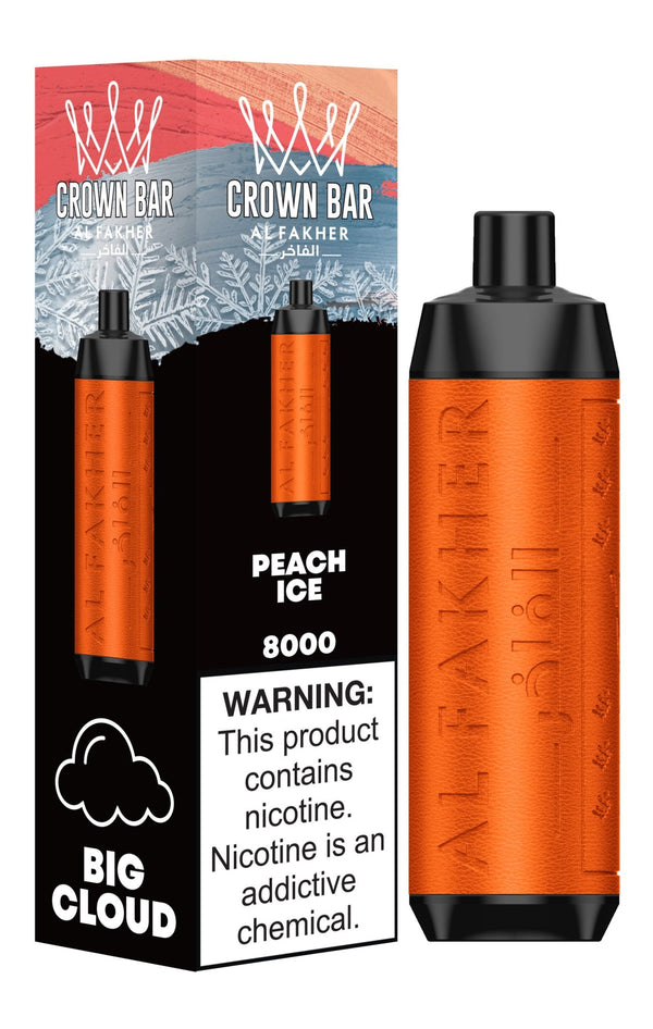 Al Fakher Crown Bar 8000 Puffs Disposable Vape Box of 10