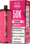 Crown Bar Al Fakher Hypermax Prime 50k (box of 5) prefilled kit with Two Apple flavour 