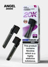 Angel 20000 Puffs Prefilled Pods Box of 5, Blue Razz GB, Blueberry Cherry Cranberry Flavour