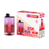 Aura Bar Twist 25000 Puffs by Crystal Prime - Box of 5 with Grape Berry Brust and Cherry Berry Flavour