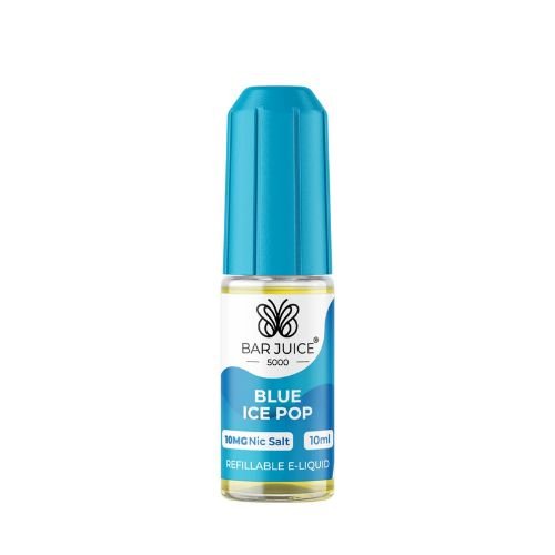 Bar Juice 5000 Nic Salt 10ml - Box of 10 Available In Blue Ice Pop Flavour 