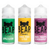 Bear Flavors Shortfill 100ml E Liquid, Apple Kiwi, Mango Peach Pear, Lychee Pineapple Passionfruit Flavour