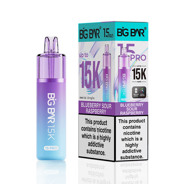 Big Bar 15000 Pro Vape Kit Box of 5 - Wholesale Price !