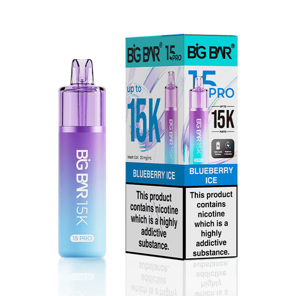 Big Bar 15000 Pro Vape Kit Box of 5 - Wholesale Price !