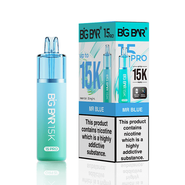 Big Bar 15000 Pro Vape Kit Box of 5 - Wholesale Price !