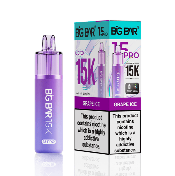 Big Bar 15000 Pro Vape Kit Box of 5 - Wholesale Price !