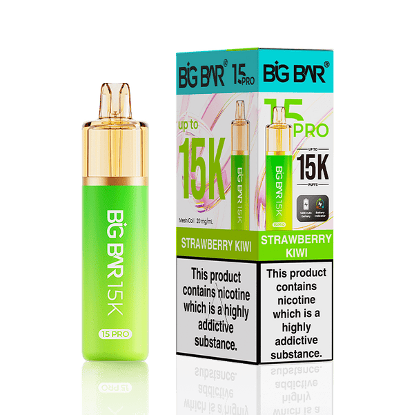 Big Bar 15000 Pro Vape Kit Box of 5 - Wholesale Price !