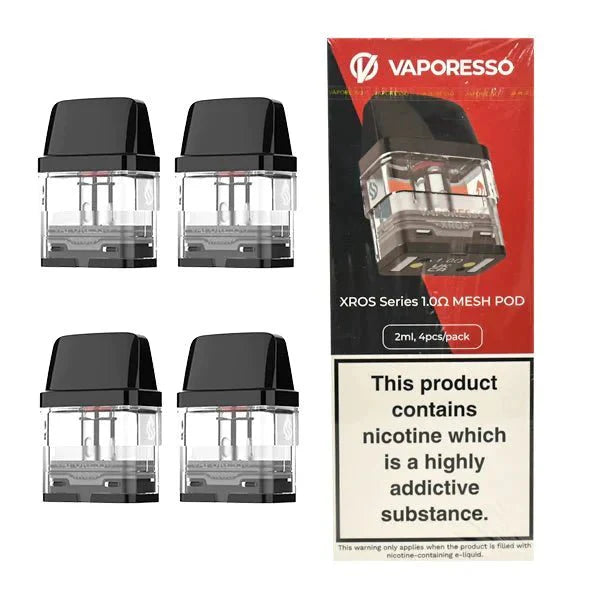 Box of 10 VAPORESSO XROS Replacement Pods l (40Pcs) Box of 10 VAPORESSO XROS Replacement Pods l (40Pcs)