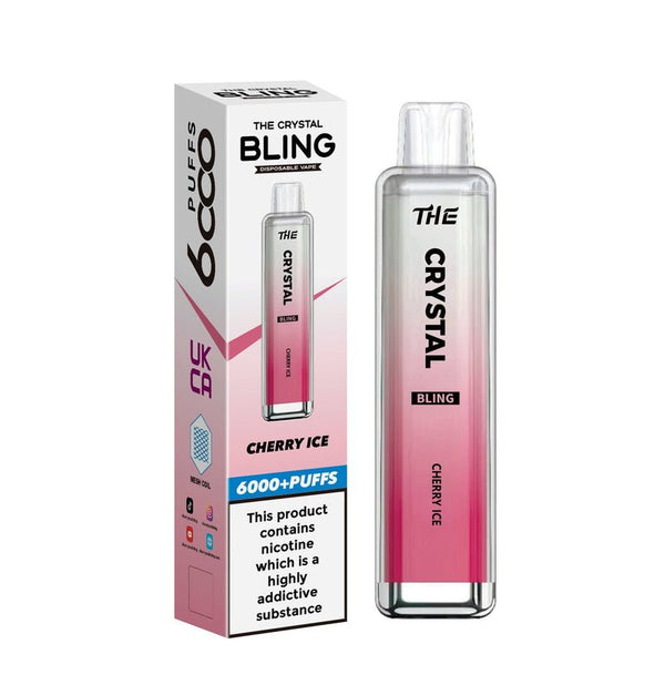 The Crystal Bling 6000 Prefilled Pod Vape - Box of 10 Mango Peach Pineapple ( £19.99 )