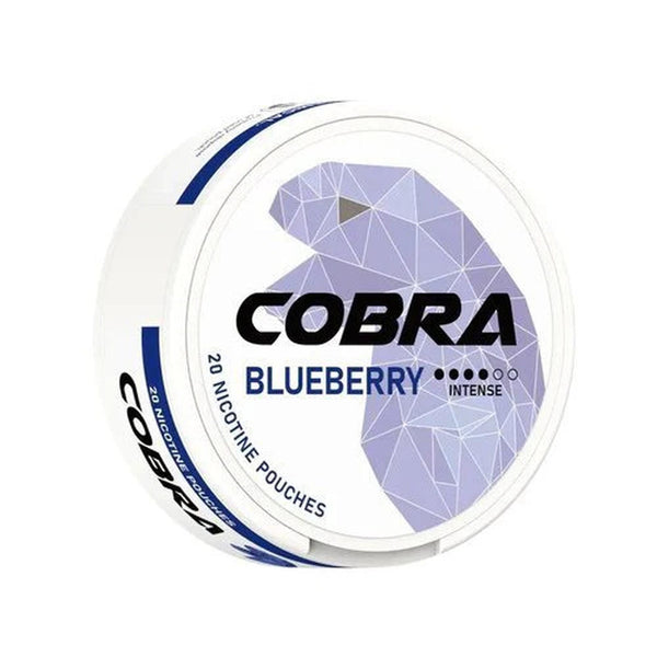 Cobra Nicotine Pouches Pack Of 10, Blueberry Flavour