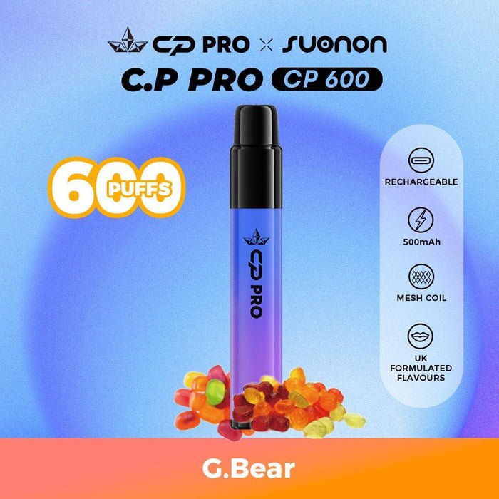 CP Pro 600 Puff Prefilled Pod Vape Kit - Box of 10 CP Pro 600 Puff Prefilled Pod Vape Kit - Box of 10