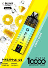 Crystal Bling Nero 10k Vape Kit Box of 5 - with Pineapple Ice flavour