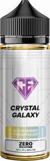 Crystal Galaxy Shortfill 100ml E - Liquid - Zero Nicotine with Black Mango Pineapple Ice flavour