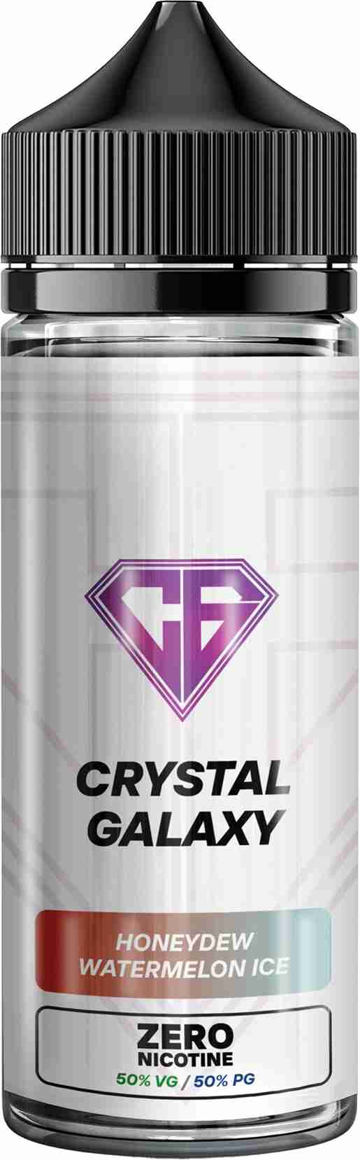 Crystal Galaxy Shortfill 100ml E - Liquid - Zero Nicotine with HoneyDew Watermelon Ice flavour