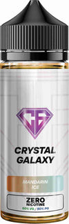 Crystal Galaxy Shortfill 100ml E - Liquid - Zero Nicotine with Mandarin Ice flavour