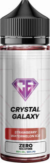 Crystal Galaxy Shortfill 100ml E - Liquid - Zero Nicotine with Strawberry Watermelon Ice flavour