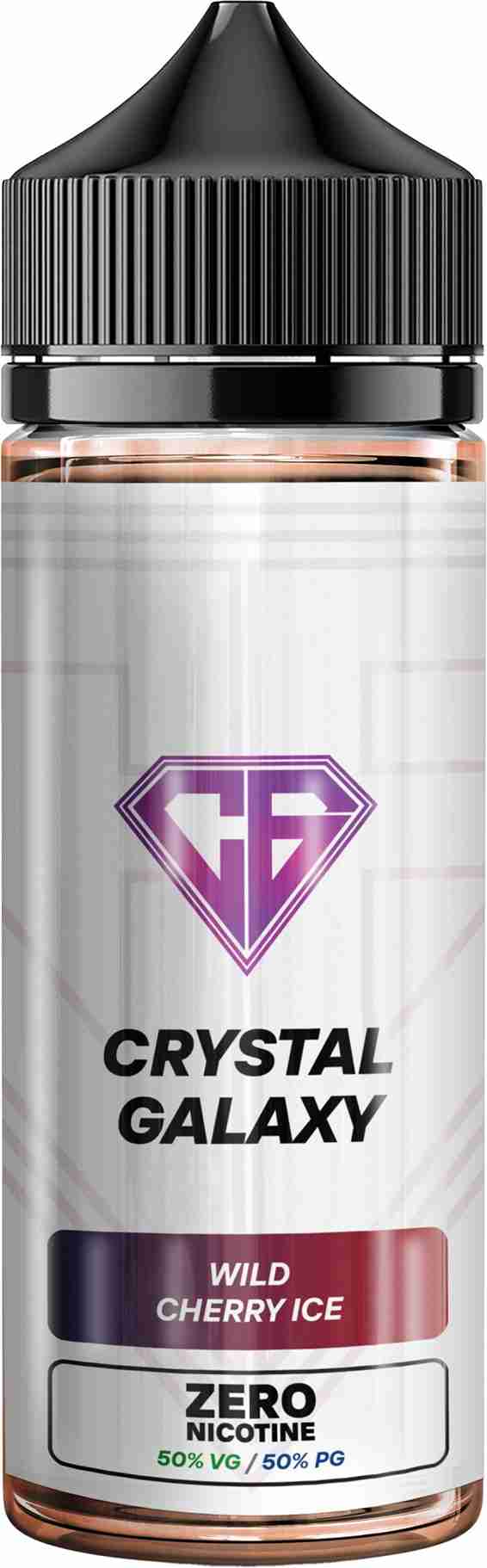 Crystal Galaxy Shortfill 100ml E - Liquid - Zero Nicotine with Wild Cherry Ice flavour 