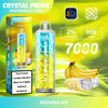 Crystal Prime 7000 Puff Disposable Vape Box of 10 - Flavour Banana Ice