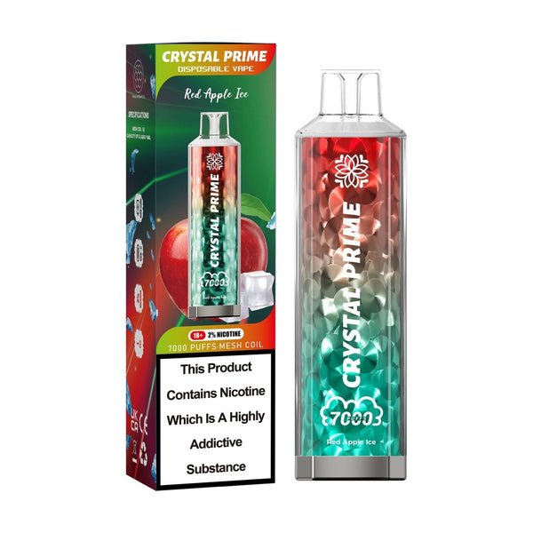Crystal Prime 7000 Puffs Disposable Vape - Box of 10 Crystal Prime 7000 Puffs Disposable Vape - Box of 10